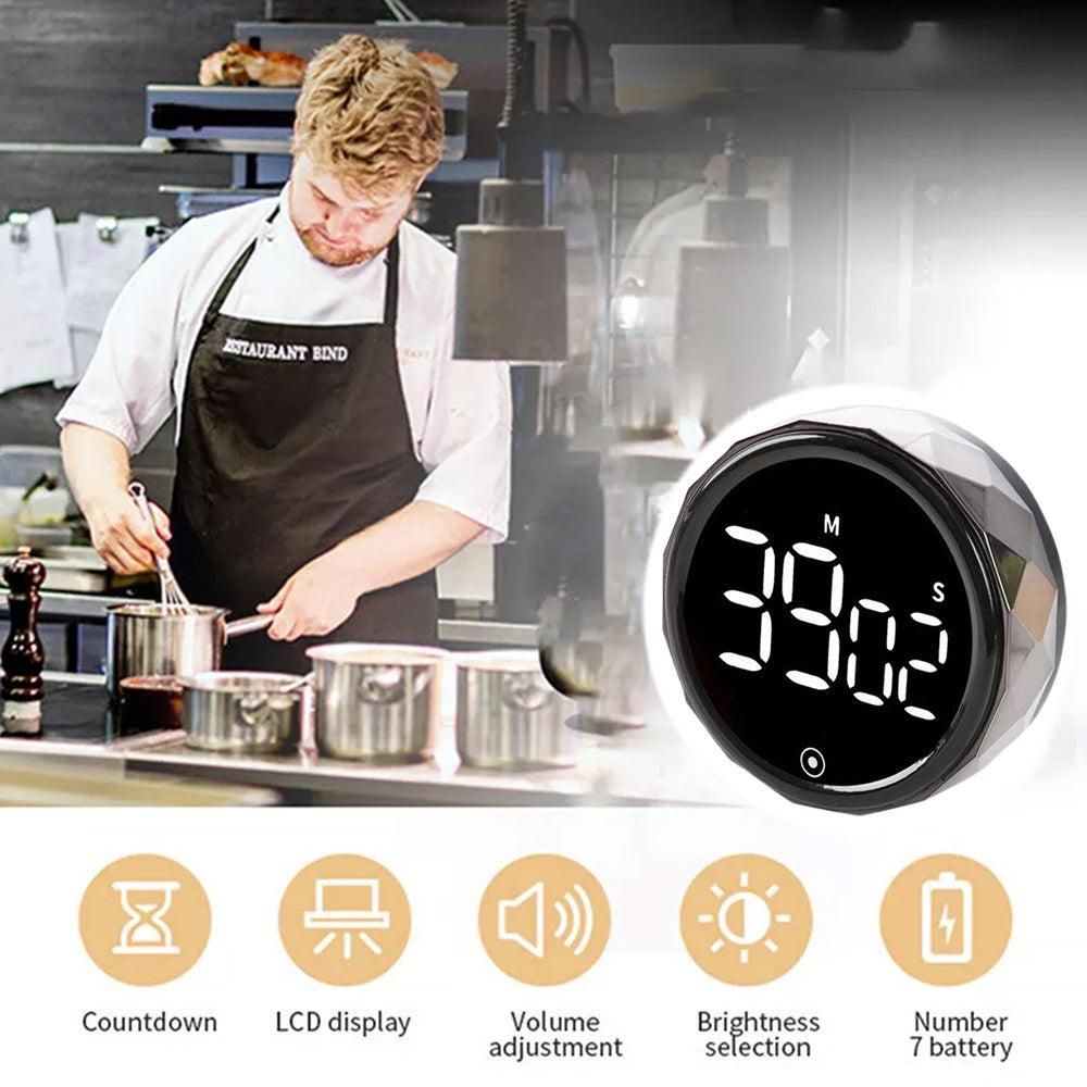 Digital Display Kitchen Timer Countdown Countup Cooking Alarm Rose Gold V1263-JX-7146-2