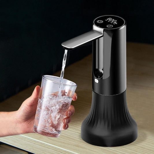 Digital Automatic Water Pump USB Rechargeable Water Dispenser Black V1263-JX-7147-1