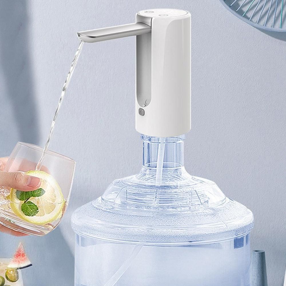 Digital Automatic Water Pump USB Rechargeable Water Dispenser White V1263-JX-7147-2
