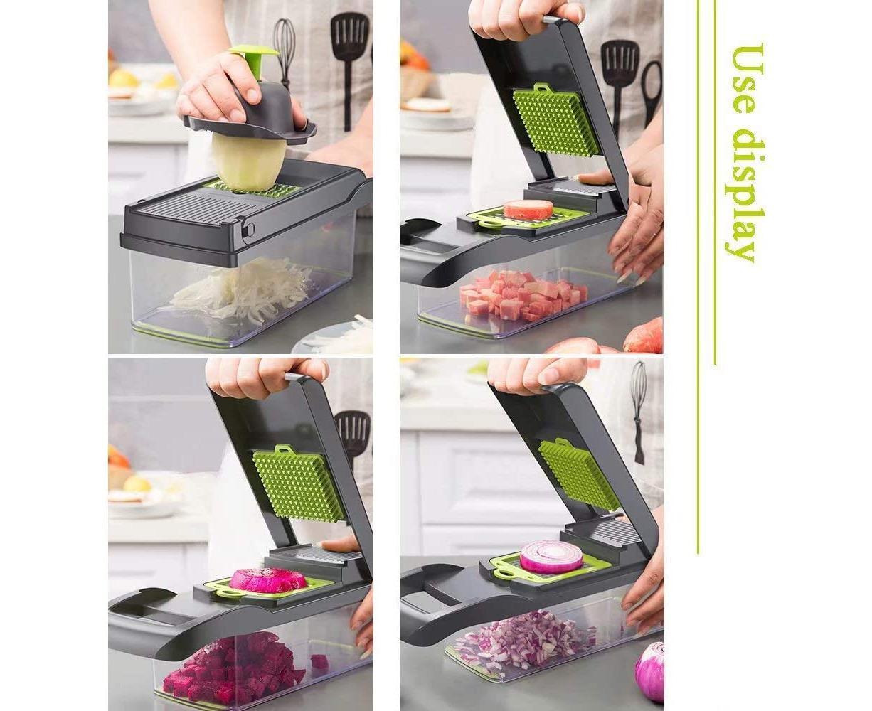 Vegetable Chopper - Mandoline Slicer - Black V1263-JX-715