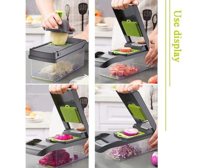 Vegetable Chopper - Mandoline Slicer - Black V1263-JX-715