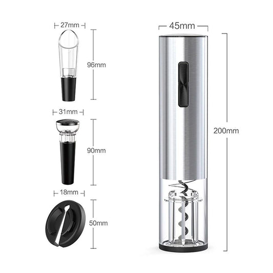 Electric Wine Bottle Opener Kit Wine Bottle Corkscrew Set V1263-JX-7151