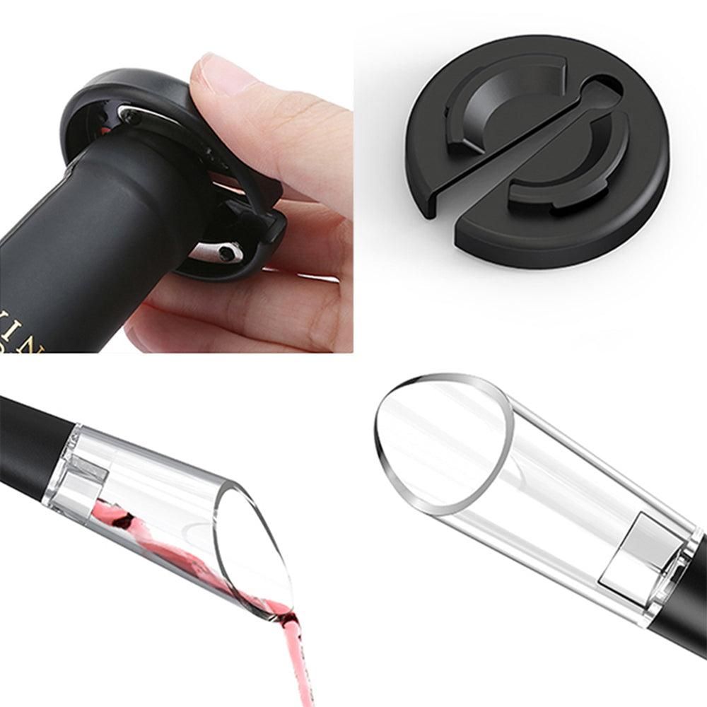 Electric Wine Bottle Opener Kit Wine Bottle Corkscrew Set V1263-JX-7151