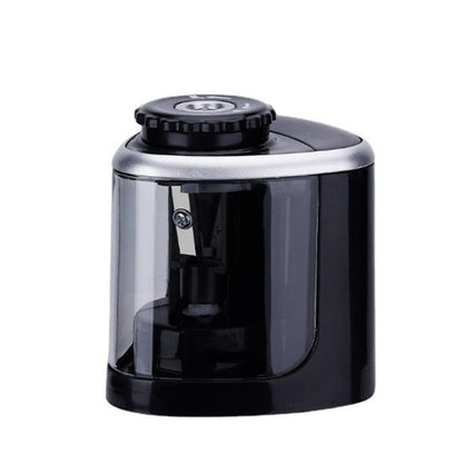 Electric Pencil Sharpener Automatic Fast Sharpener Battery Operated Black V1263-JX-7152-3