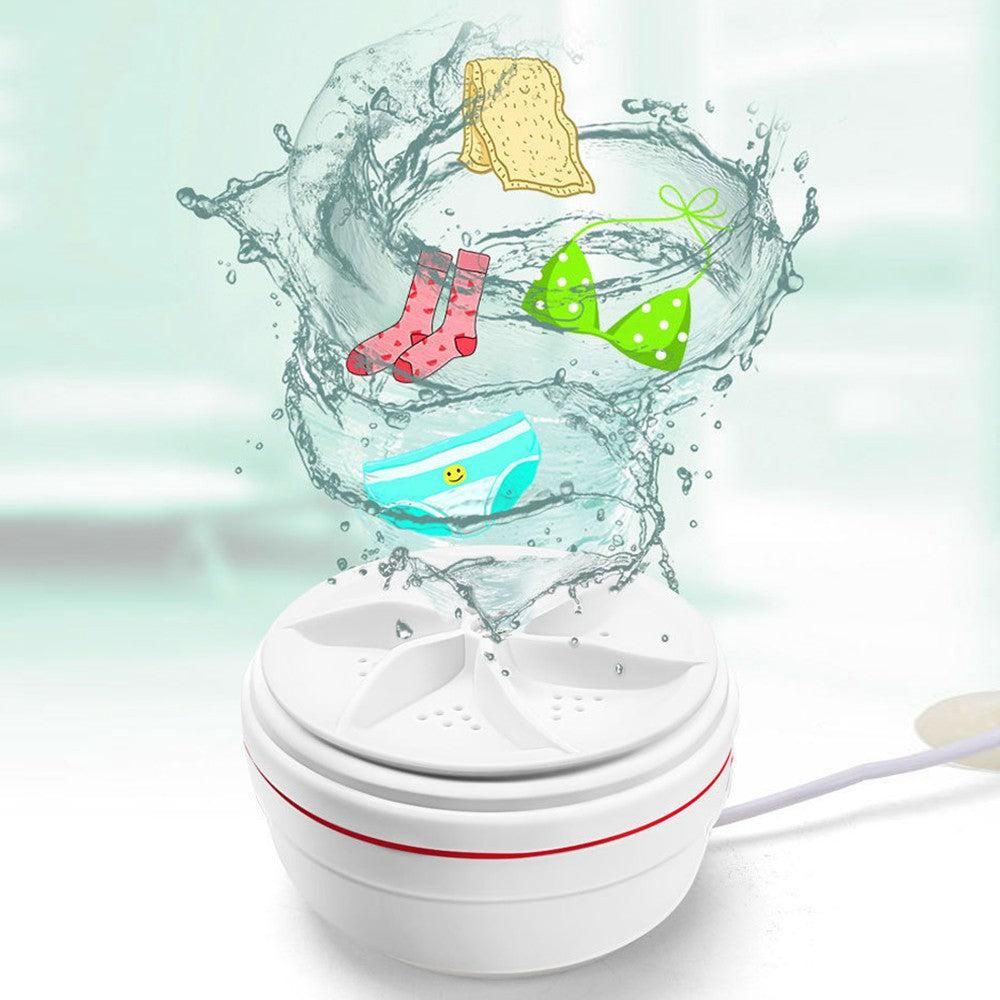 Mini Portable Ultrasonic Turbine Dishwashers USB Powered Washing Machine V1263-JX-7153