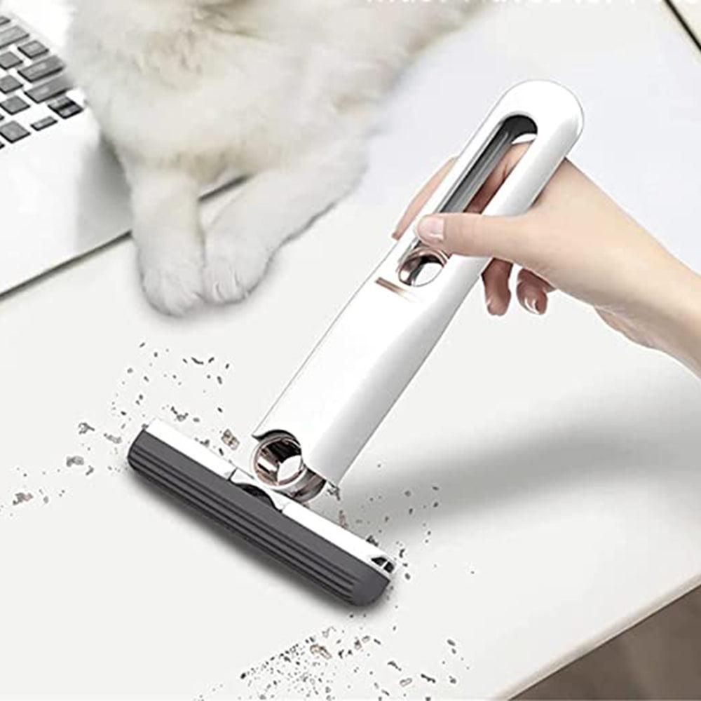 Portable Sponge Squeeze Mini Mop with 2Pcs Replacement Heads V1263-JX-7157