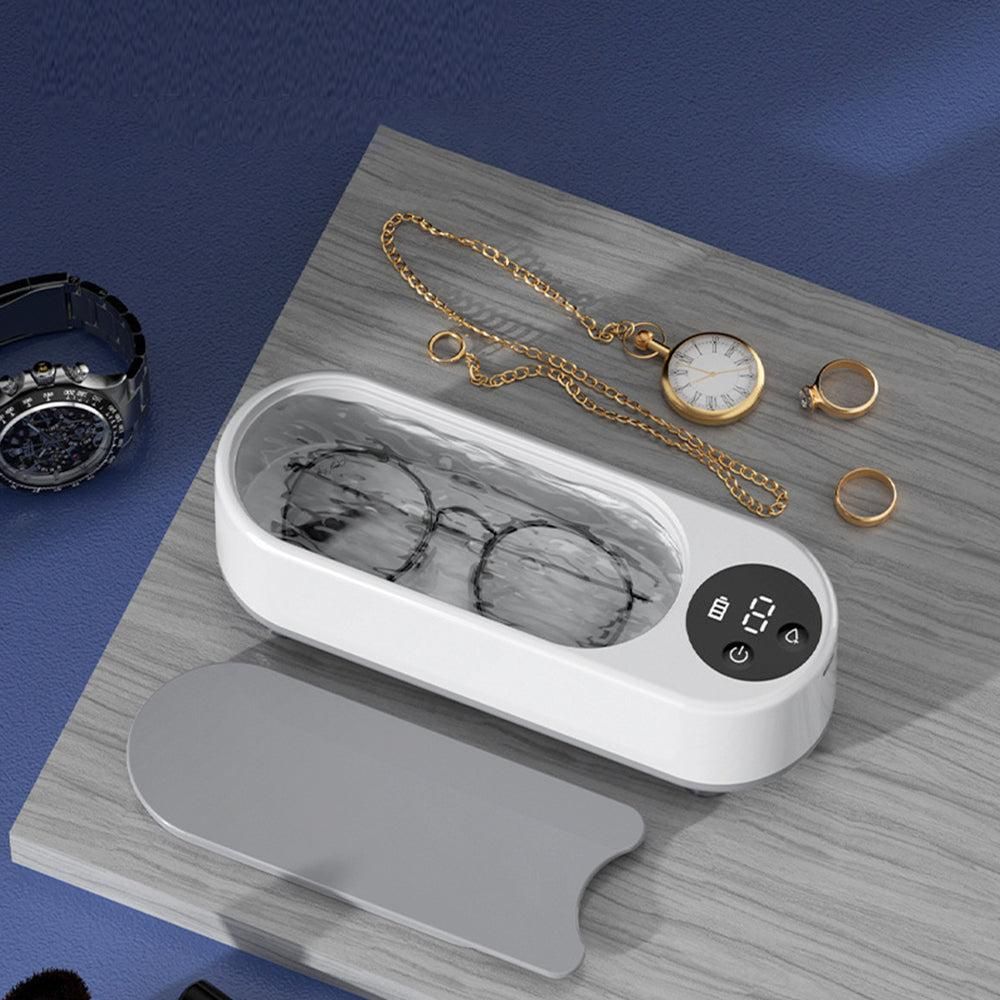 Portable Ultrasonic Sonic Wave Cleaner for Glasses Watch Jewellery V1263-JX-7158