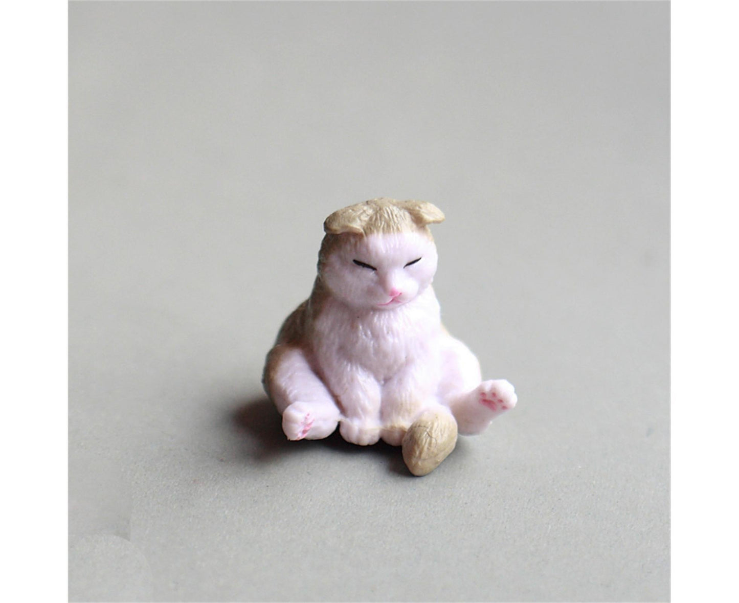 10Pcs Cat Figurine Personalized No Odor Plastic Car Center Console Cat Statue for Desktop-Multicolor V1263-JX-716