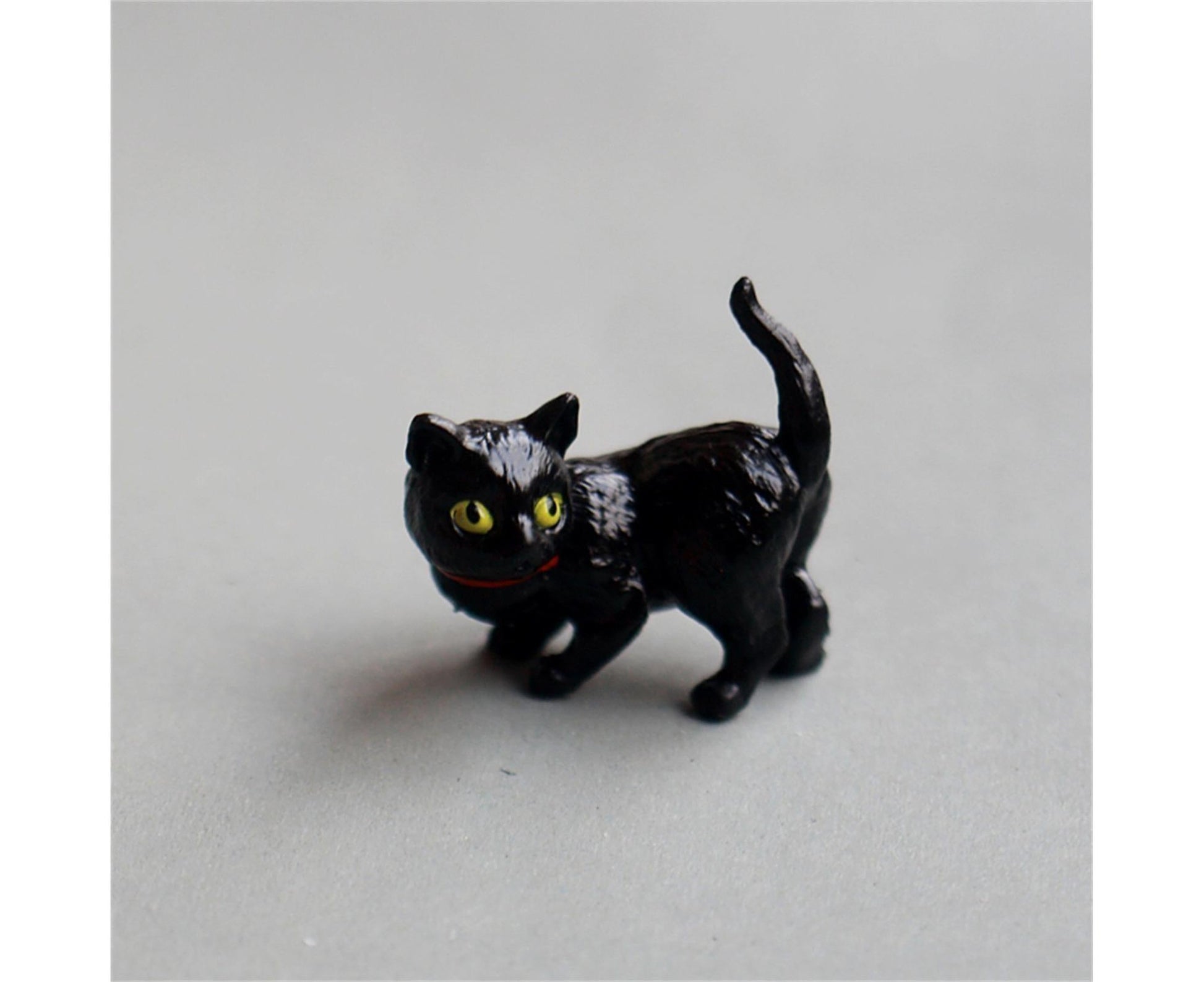 10Pcs Cat Figurine Personalized No Odor Plastic Car Center Console Cat Statue for Desktop-Multicolor V1263-JX-716