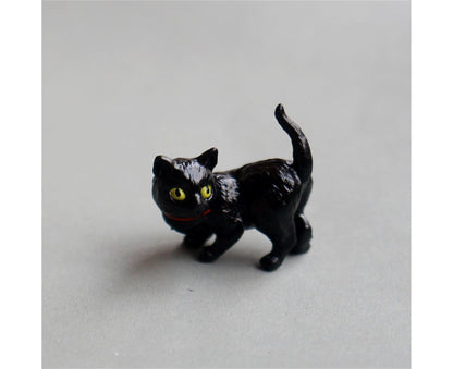 10Pcs Cat Figurine Personalized No Odor Plastic Car Center Console Cat Statue for Desktop-Multicolor V1263-JX-716