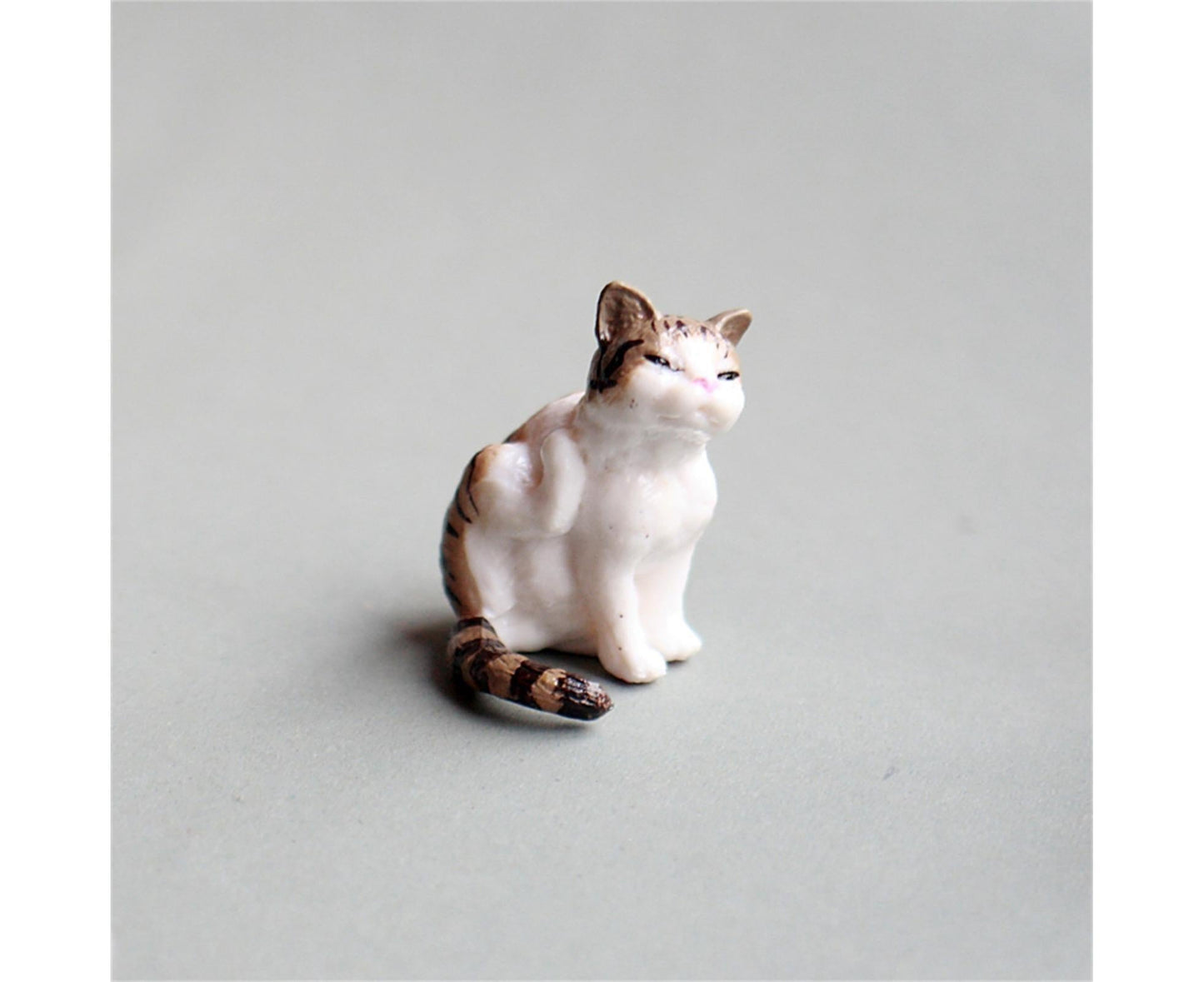 10Pcs Cat Figurine Personalized No Odor Plastic Car Center Console Cat Statue for Desktop-Multicolor V1263-JX-716