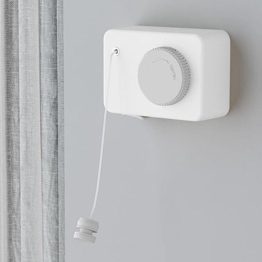 Retractable Clothes Line Wall Mounted Laundry Line for Indoor Balcony White V1263-JX-7160-1