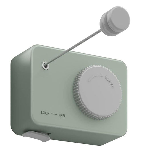 Retractable Clothes Line Wall Mounted Laundry Line for Indoor Balcony Green V1263-JX-7160-2