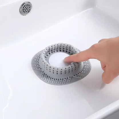 Silicone Bathtub Hair Catcher for Pop-Up and Standard Shower Drains V1263-JX-7165