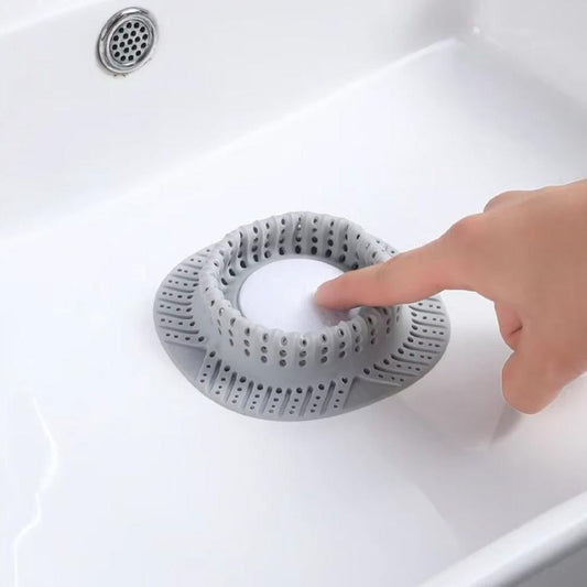 Silicone Bathtub Hair Catcher for Pop-Up and Standard Shower Drains V1263-JX-7165