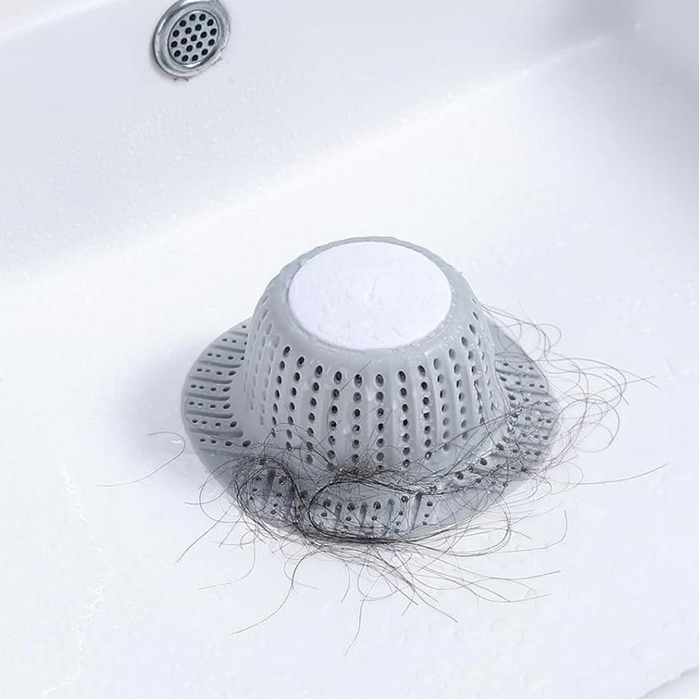 Silicone Bathtub Hair Catcher for Pop-Up and Standard Shower Drains V1263-JX-7165