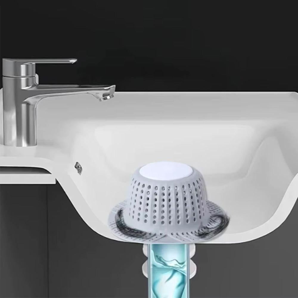 Silicone Bathtub Hair Catcher for Pop-Up and Standard Shower Drains V1263-JX-7165