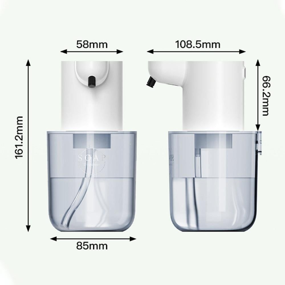 Touchless Automatic Electric Foaming Soap Dispenser 4-Level Adjustable Rechargeable Soap Dispenser White V1263-JX-7167-1