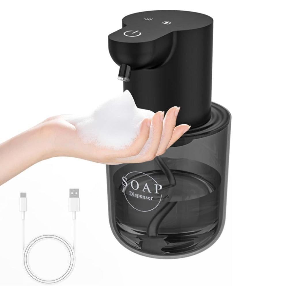 Touchless Automatic Electric Foaming Soap Dispenser 4-Level Adjustable Rechargeable Soap Dispenser Black V1263-JX-7167-2