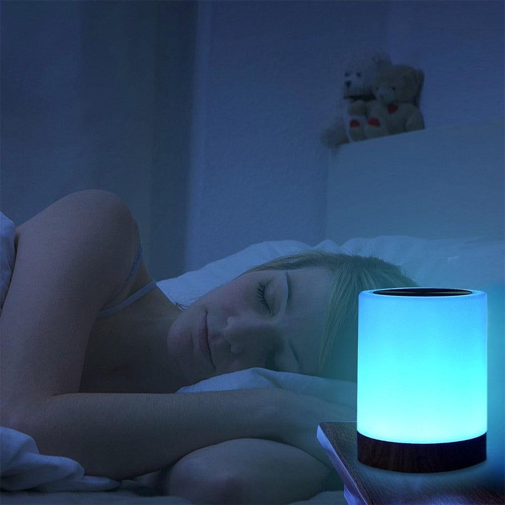 Color Changing Touch Bedside Lamp Rechargeable Night Light V1263-JX-7168