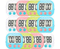 12 Pack Digital Kitchen Timer Strong grip Electronic Countdown Timer Small Loud Alarm V1263-JX-717
