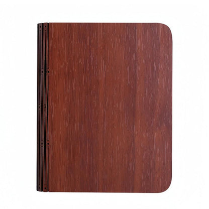 Foldable LED Book Lamp USB Rechargeable Creative Table Lamp Brown V1263-JX-7171-1