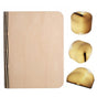 Foldable LED Book Lamp USB Rechargeable Creative Table Lamp Beige V1263-JX-7171-2