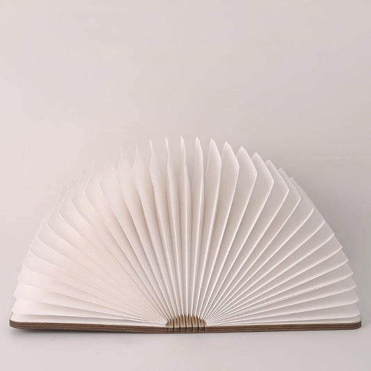 Foldable LED Book Lamp USB Rechargeable Creative Table Lamp Beige V1263-JX-7171-2