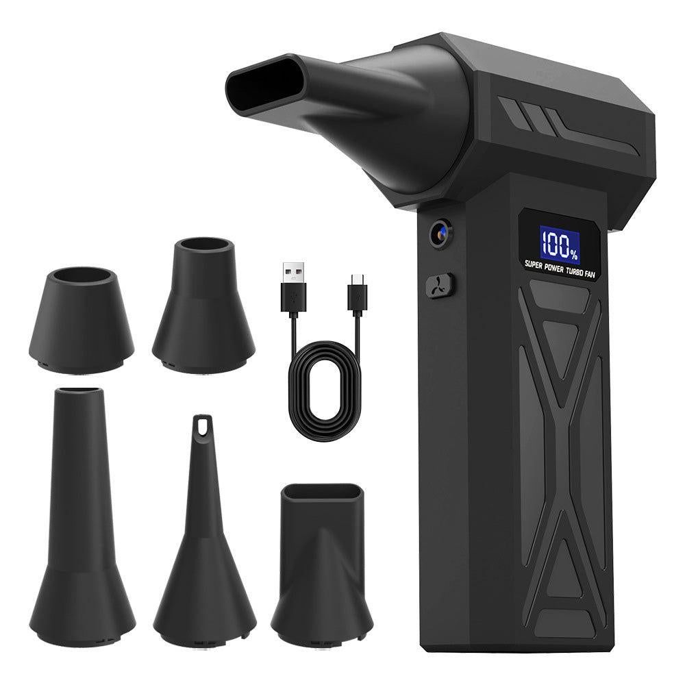 110000RPM Electric Compressed Air Duster Blower Rechargeable 4-Speed V1263-JX-7174