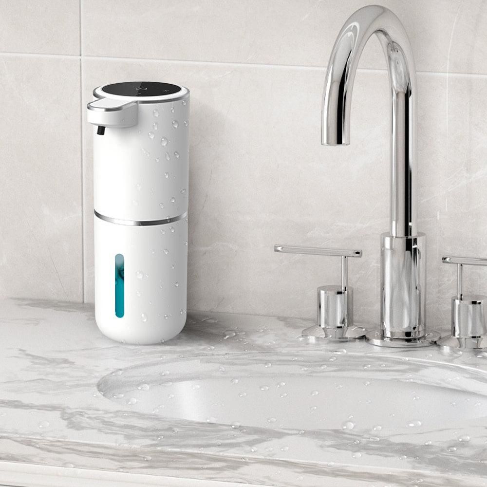 380ML Automatic Soap Dispenser Touchless Adjustable Soap Dispenser Rechargeable Black V1263-JX-7175-1