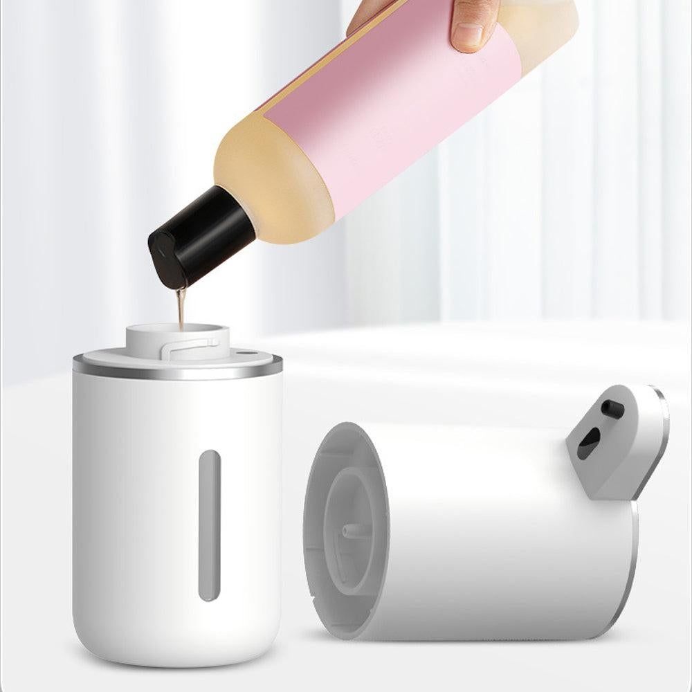 380ML Automatic Soap Dispenser Touchless Adjustable Soap Dispenser Rechargeable Black V1263-JX-7175-1
