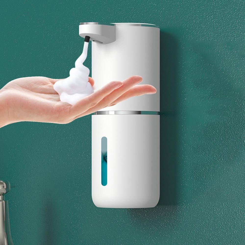 380ML Automatic Soap Dispenser Touchless Adjustable Soap Dispenser Rechargeable White V1263-JX-7175-2