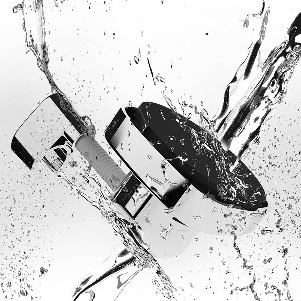 360 Degree Rotation Shower Head Holder with Suction Cup for Bathroom Bathtub Rental Hotel Silver V1263-JX-7176-1