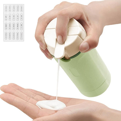 4 in 1 Travel Bottles Dispenser for Shampoo Lotion Green V1263-JX-7178-1