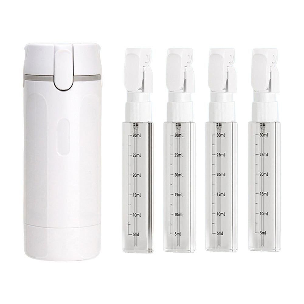 4 in 1 Travel Bottles Dispenser for Shampoo Lotion White V1263-JX-7178-2