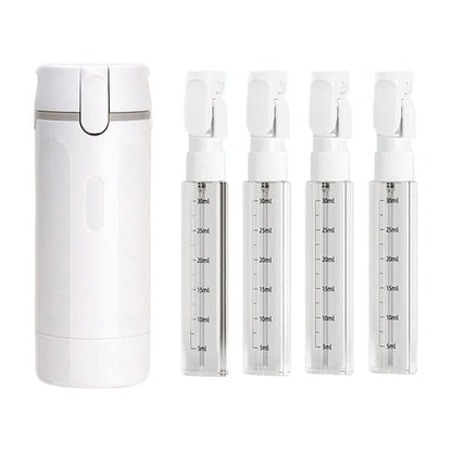 4 in 1 Travel Bottles Dispenser for Shampoo Lotion White V1263-JX-7178-2