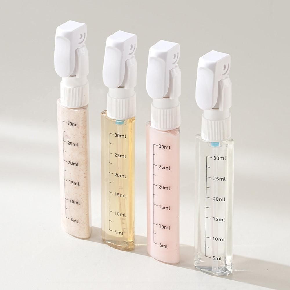 4 in 1 Travel Bottles Dispenser for Shampoo Lotion White V1263-JX-7178-2