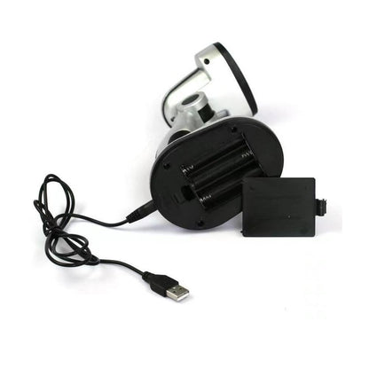 12 LEDs Desk Lamp Portable Battery Operated Reading USB Powered Work Table Light V1263-JX-7180