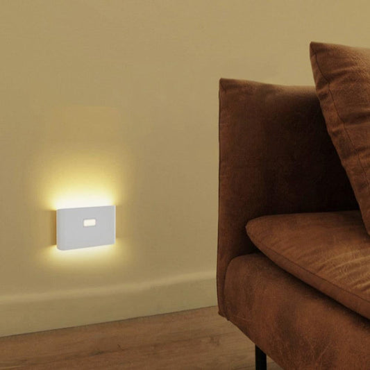 2Pcs Rechargeable LED Motion Sensor Night Light Cabinet Closet Stair Wall Lamps V1263-JX-7184