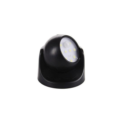 2PCS Rotatable Motion Sensor Lights Battery Operated - Black V1263-JX-7185