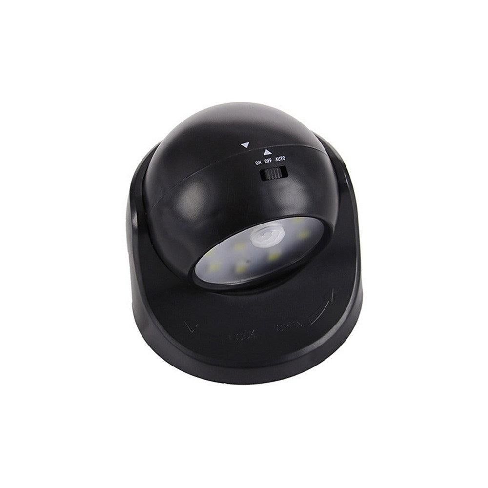 2PCS Rotatable Motion Sensor Lights Battery Operated - Black V1263-JX-7185