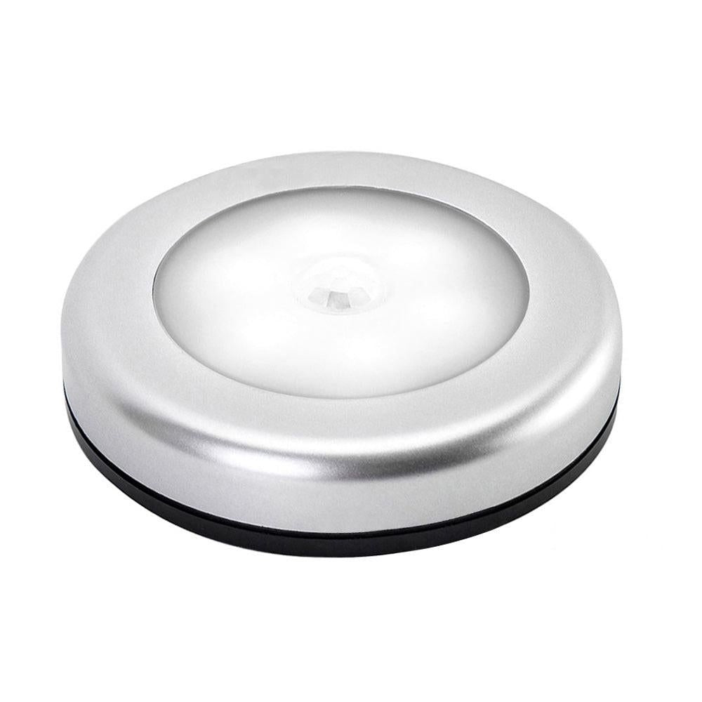 3Pcs Motion Sensor LED Lights Battery Operated Night Lights for Closet Cabinet Hallway Stair White Light V1263-JX-7187-1