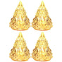4Pcs Iceberg Shape Table Lamp Battery Powered Pyramid Decorative Night Lamp Home Decor V1263-JX-7188