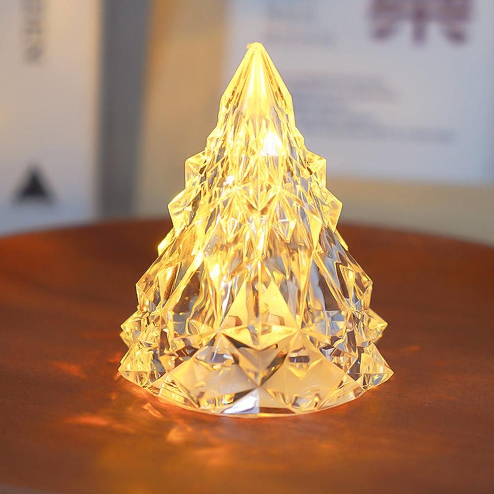 4Pcs Iceberg Shape Table Lamp Battery Powered Pyramid Decorative Night Lamp Home Decor V1263-JX-7188