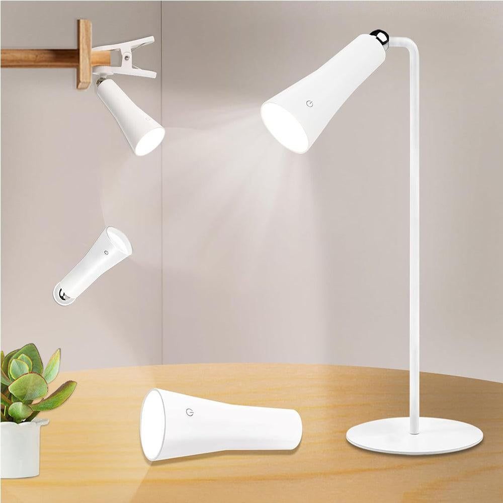 4-in-1 Wireless Touch Control Night Light Multifunctional Desk Lamp Clamp Light Wall Light Emergency Lamp V1263-JX-7189