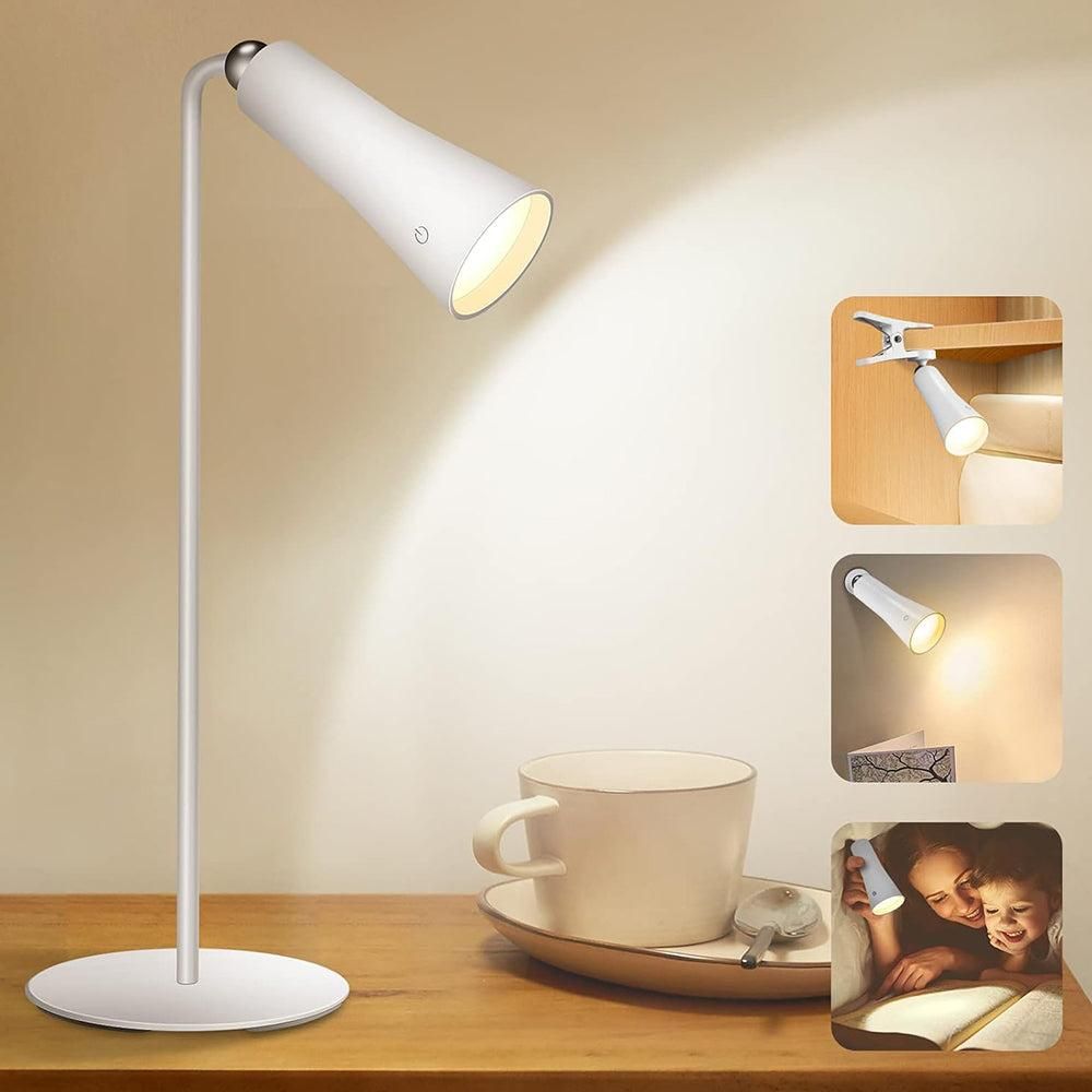 4-in-1 Wireless Touch Control Night Light Multifunctional Desk Lamp Clamp Light Wall Light Emergency Lamp V1263-JX-7189