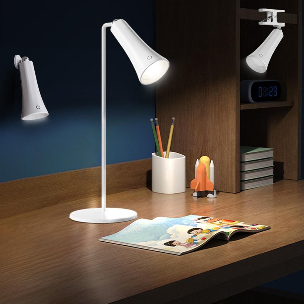 4-in-1 Wireless Touch Control Night Light Multifunctional Desk Lamp Clamp Light Wall Light Emergency Lamp V1263-JX-7189