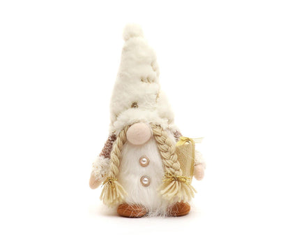 Luminous Faceless Xmas Doll-White V1263-JX-719