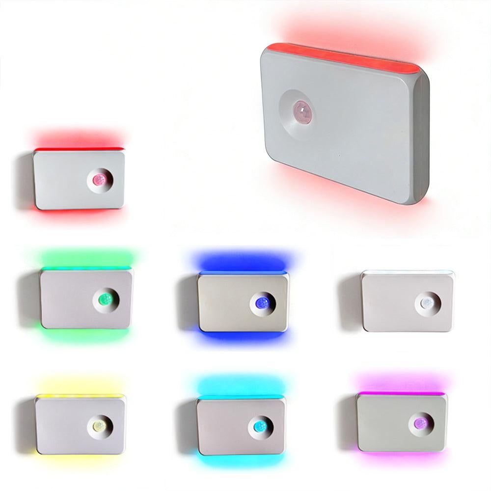 4Pcs Motion Sensor Night Lights for Stairs Indoor Hallway Stairway Bathroom RGB V1263-JX-7190