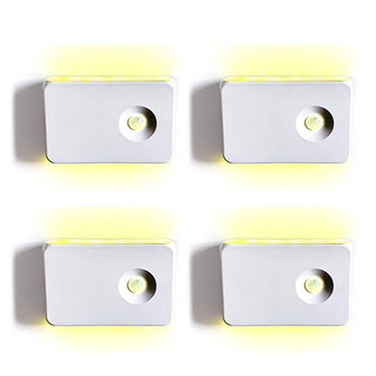 4Pcs Motion Sensor Night Lights for Stairs Indoor Hallway Stairway Bathroom RGB V1263-JX-7190